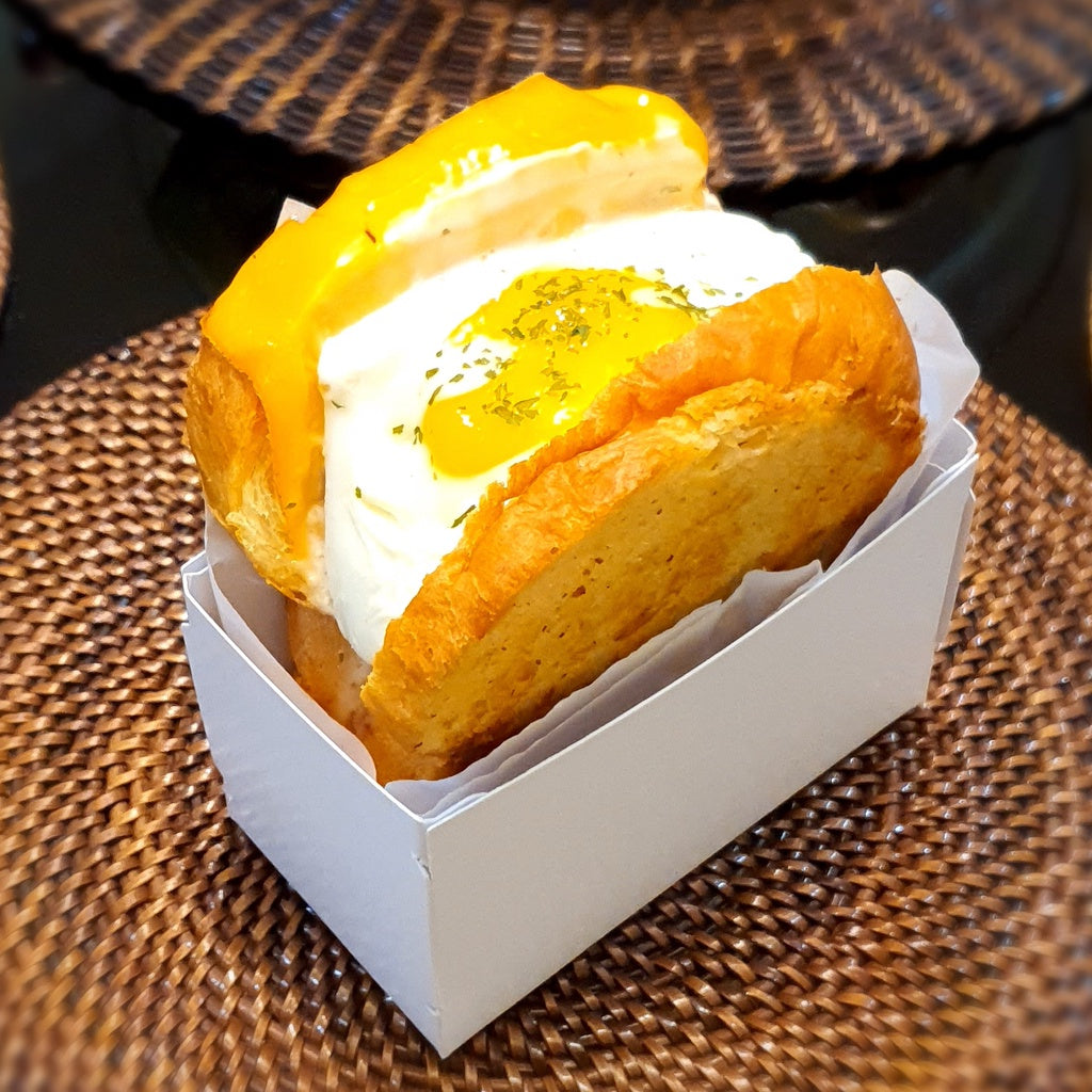 Sandwich Box or Korean Egg Drop Sandwich box 4.25" x 2.25" x 2.5" inches (50 pcs)