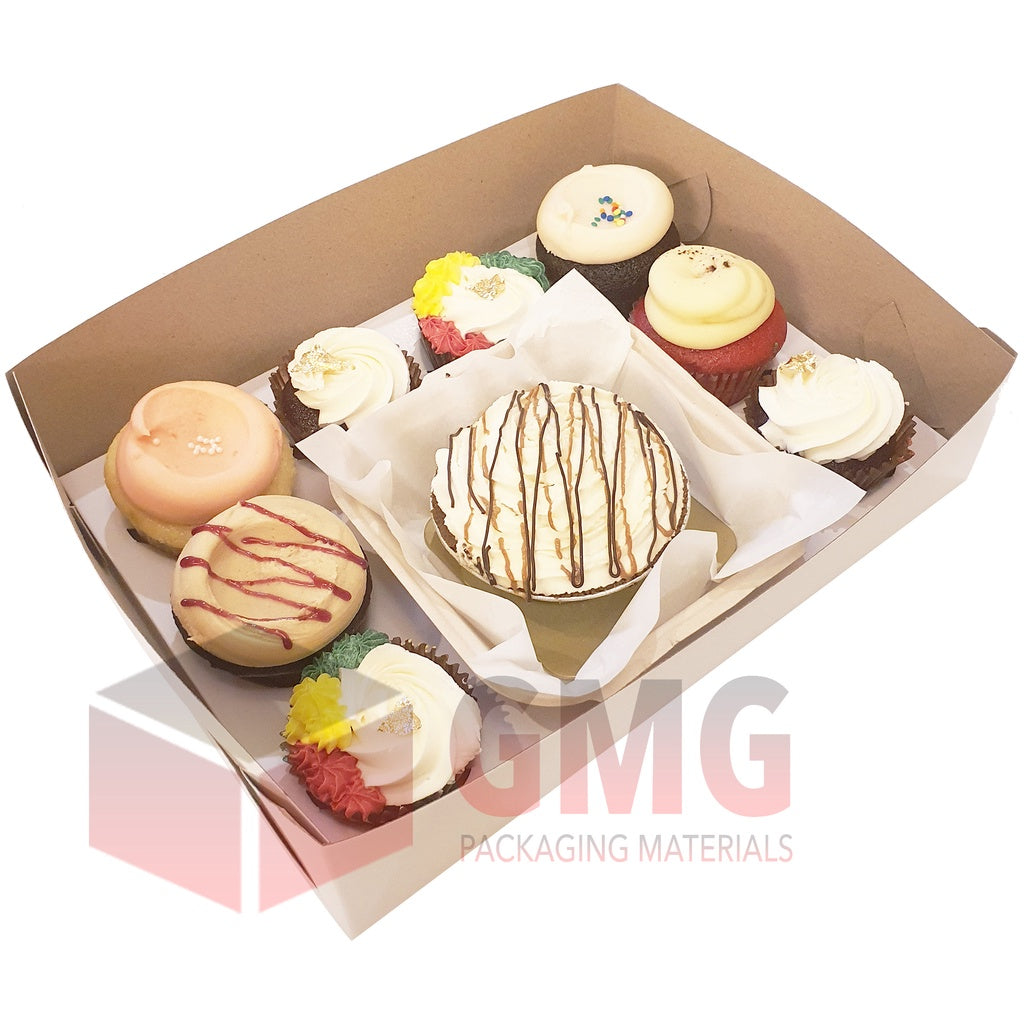 Cupcake Muffin Bento Cake Holder 9 x 12 inches (10pcs)