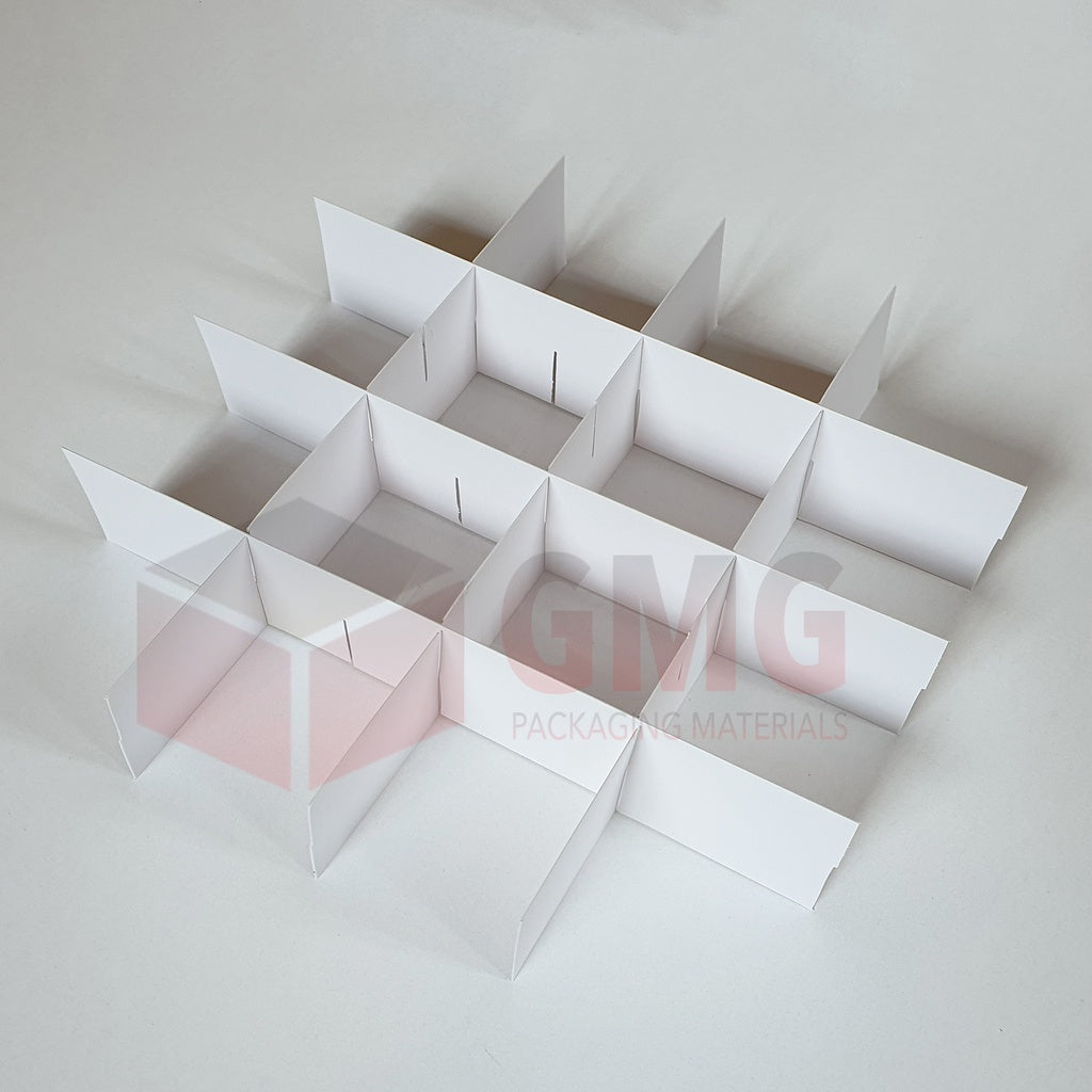 DIY Divider w/ for Cupcake Muffin Pastry Box Sizes 6x6/6x9/9x12/8x8/10x10/12x12 inches (10 sets)