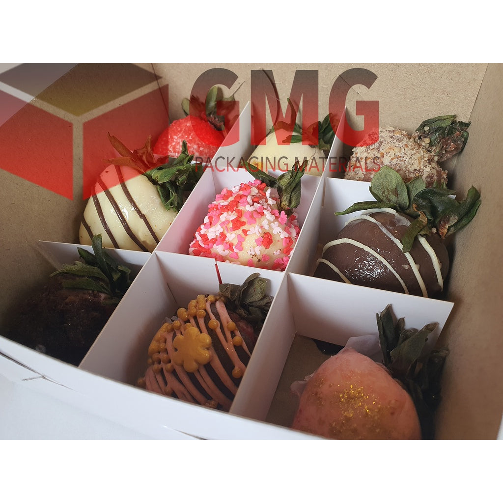 DIY Divider w/ for Cupcake Muffin Pastry Box Sizes 6x6/6x9/9x12/8x8/10x10/12x12 inches (10 sets)