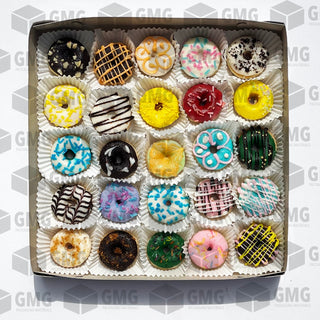 Cake Pastry Pie Pizza Mini Donuts Box 10 x 10 x 2 inches w/ Window Cover and Box Glossy (10 sets)