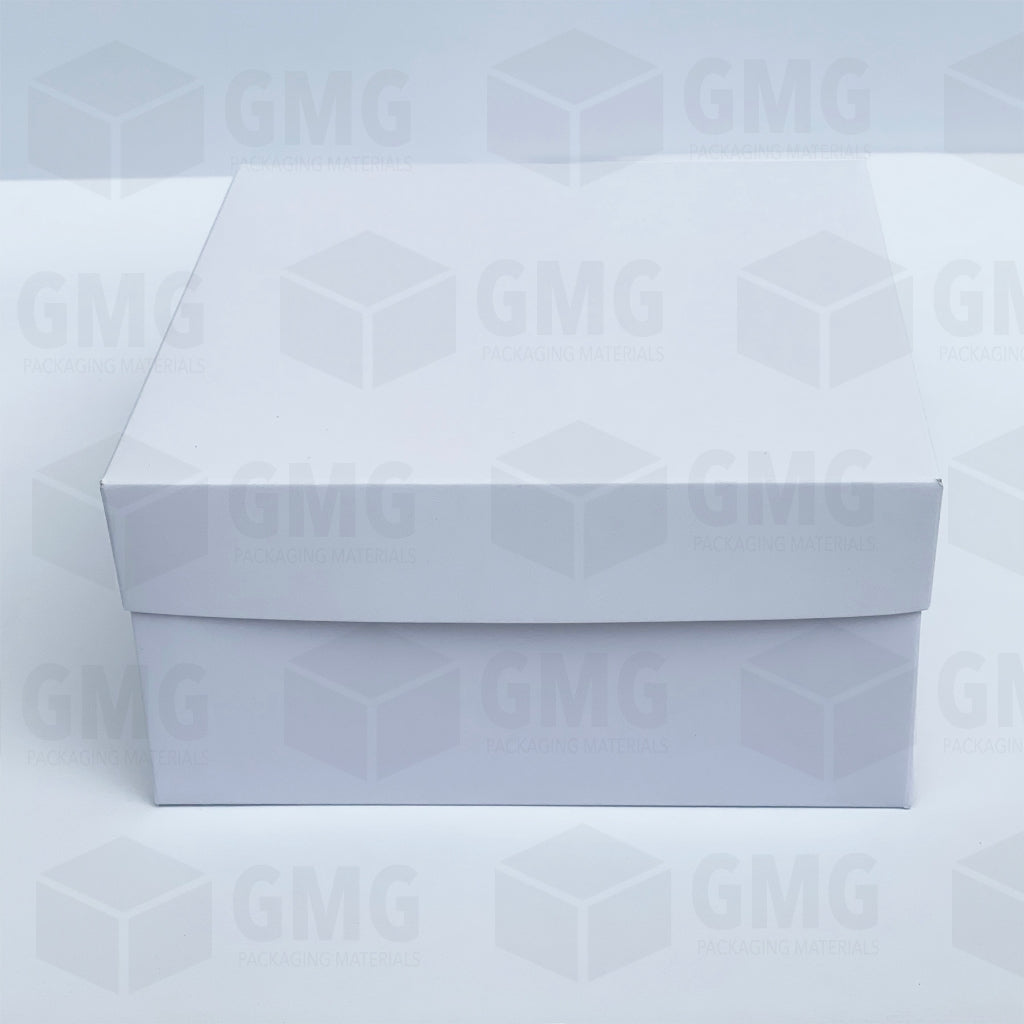 Cake Pastry Gift Box Easy Assembly 8 x 8 x 4 inches for Birthday Bridal Wedding Christmas (10 sets)