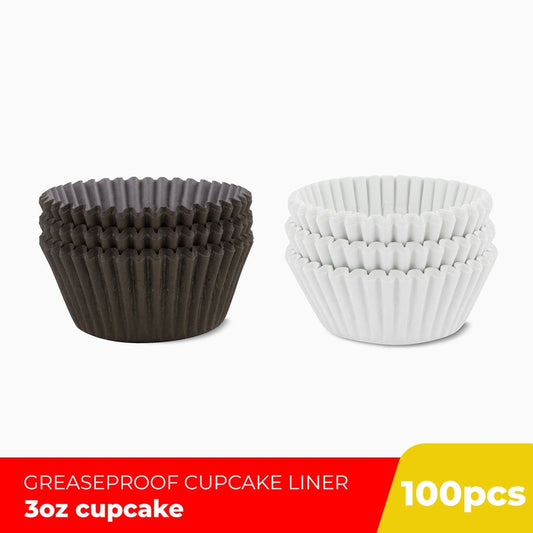 3oz Greaseproof Paper Cupcake Liner Thick 100 pcs.