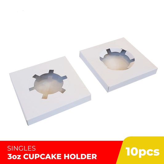 Cupcake Muffin Holder Singles 1-Slot 4" x 4" 3oz (10pcs)